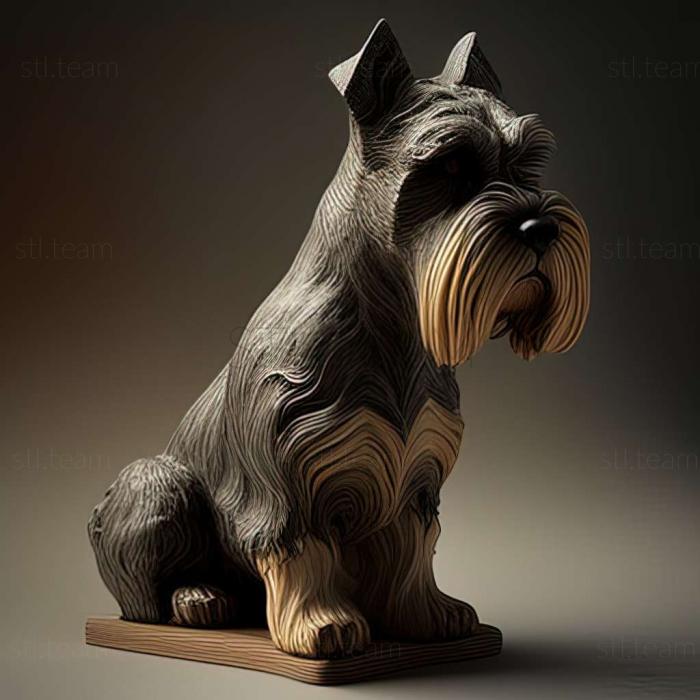 Zwergschnauzer dog